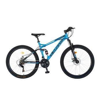 Bicicleta Mountain Bike Matador, Shimano Tourney TZ500D 21 viteze, Dimensiune Cadru 451 mm, Roti 27.5 Inch, Frane pe Disc, Albastru cu Design Negru Bicicleta Mountain Bike Matador, Shimano Tourney TZ500D 21 viteze, Dimensiune Cadru 451 mm, Roti 27.5 Inch, Frane pe Disc, Albastru cu Design Negru