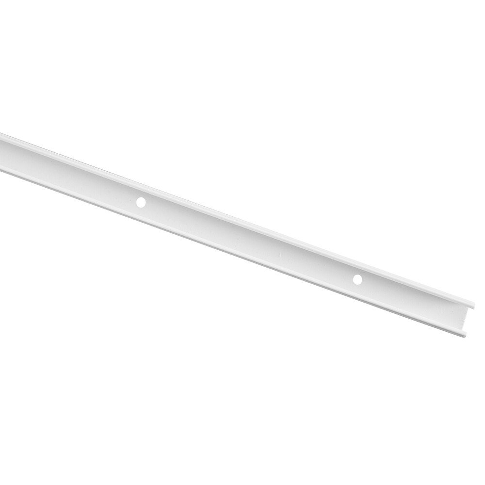 Set profil pvc pentru montaj riflaj MDF, 2400x13x7 mm, 30 bucati, alb