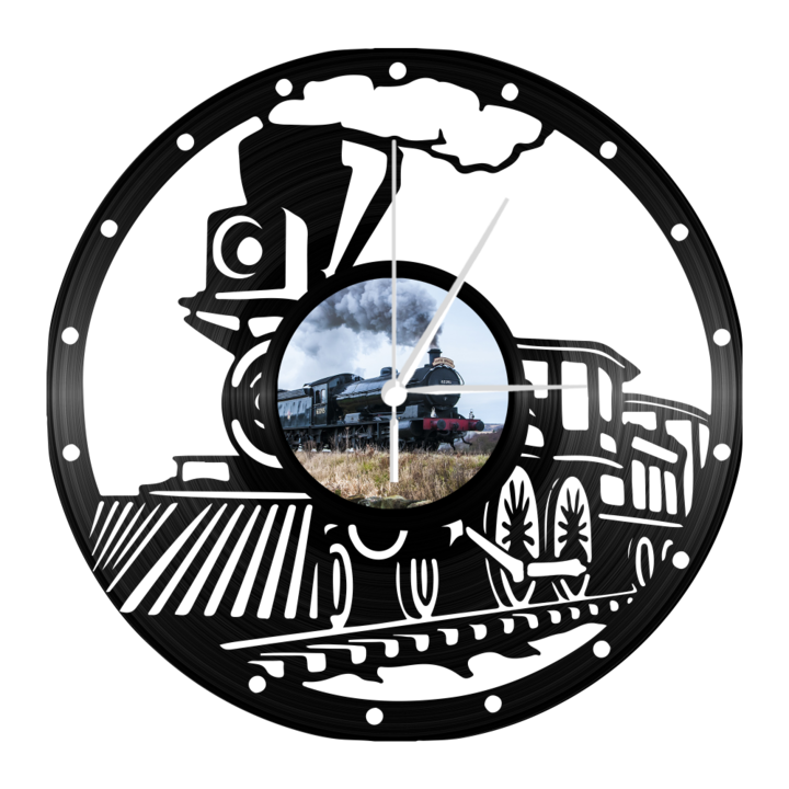 Bakelit falióra - Gőzmozdony