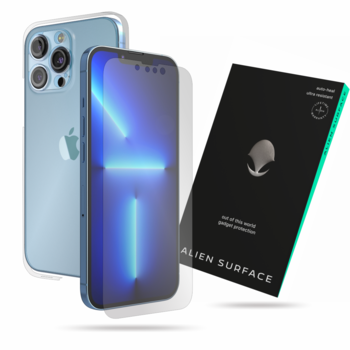 Folie Alien Surface, compatibil cu Apple iPhone 13 Pro, protectie ecran, spate cu laterale separate, camera Folie Alien Surface, compatibil cu Apple iPhone 13 Pro, protectie ecran, spate cu laterale separate, camera