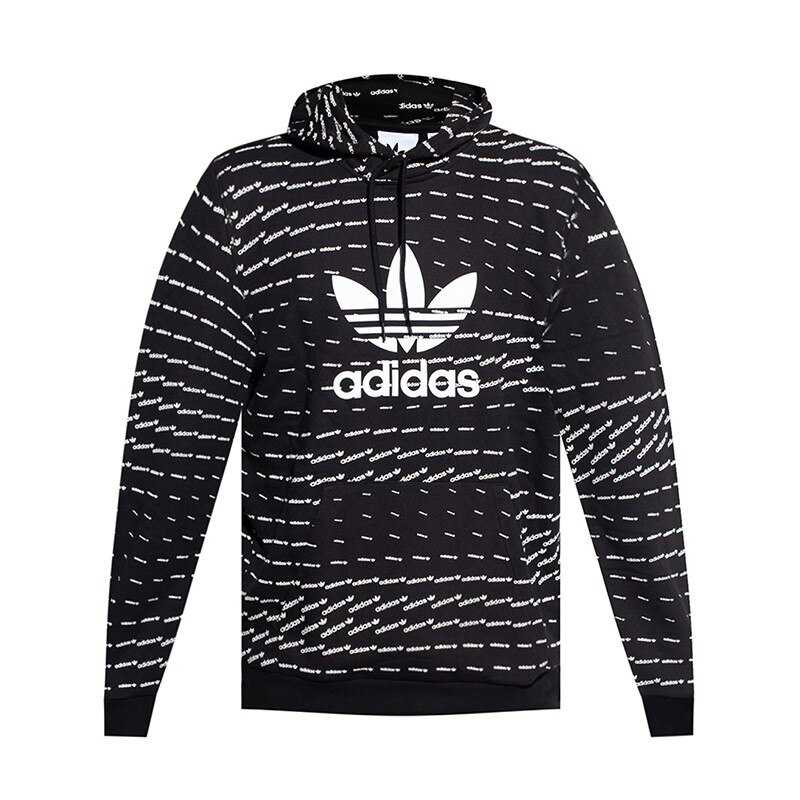 Hanorac Adidas Monogram H13492, Barbati, Negru