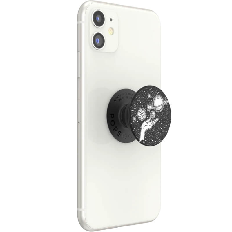 Maner Popsockets, Cosmic Universe, Alb/Negru