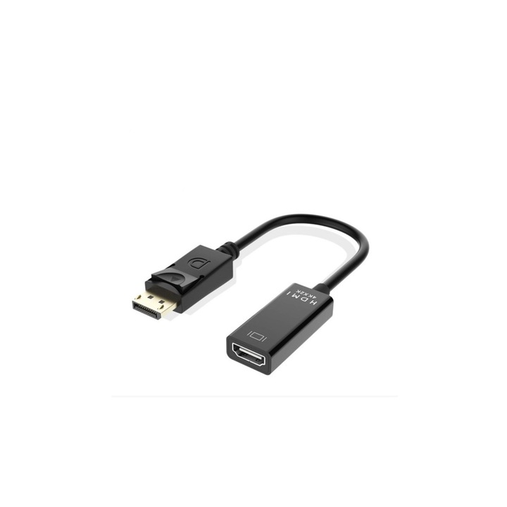 SOHO DisplayPort-HDMI Adapter, Monitorhoz, Fekete