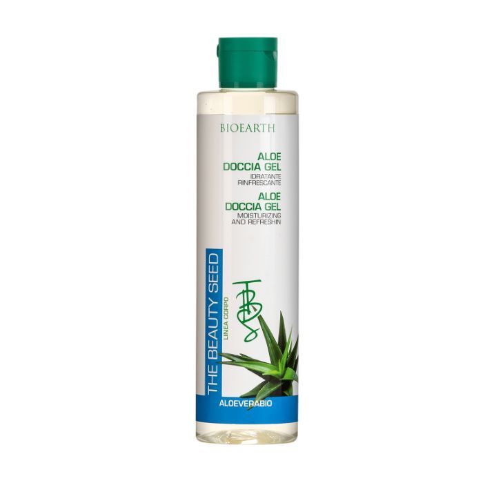 Gel de dus cu aloe si ovaz, 250ml - Bioearth