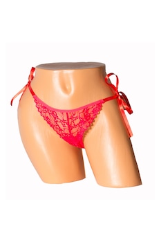 Chilot brazilian, dantela, funde saten, Laurette, rosu, BLD by Exclusive, Rosu Chilot brazilian, dantela, funde saten, Laurette, rosu, BLD by Exclusive, Rosu