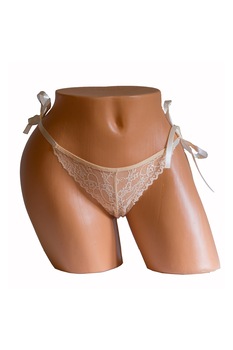 Chilot brazilian, dantela, funde saten, Laurette, nude, BLD by Exclusive, Bej, nude Chilot brazilian, dantela, funde saten, Laurette, nude, BLD by Exclusive, Bej, nude