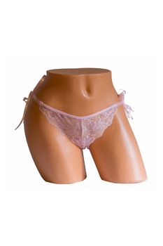 Chilot brazilian, dantela, funde saten, Laurette, roz, BLD by Exclusive, Roz pal Chilot brazilian, dantela, funde saten, Laurette, roz, BLD by Exclusive, Roz pal