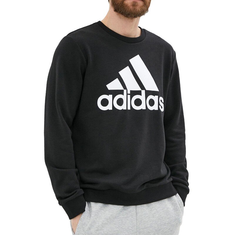 Bluza Adidas Essentials Big Logo GK9076, Barbati, Negru - eMAG.ro