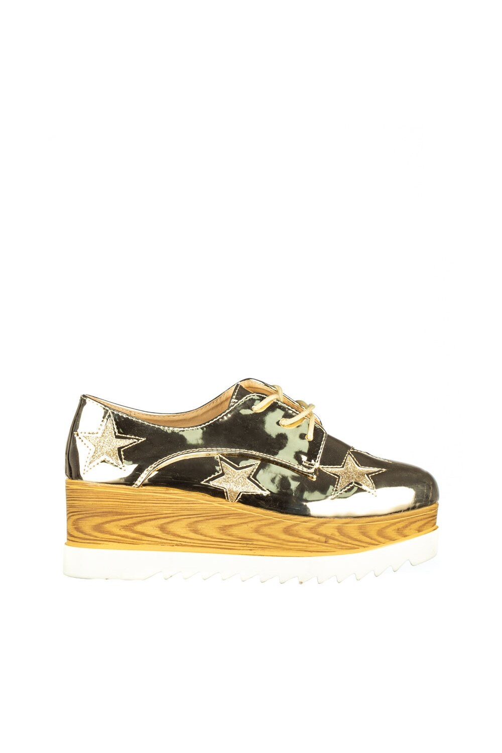 Pantofi casual dama Miriana K, Auriu