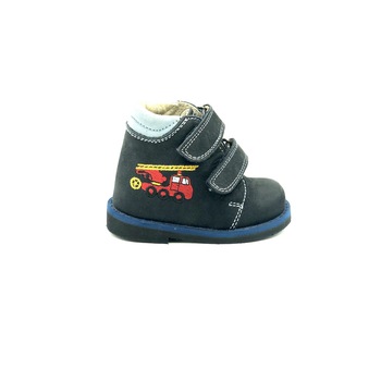 Ghete copii Salus Flo-810, piele intoarsa, Negru, Negru, 18 EU Ghete copii Salus Flo-810, piele intoarsa, Negru, Negru, 18 EU