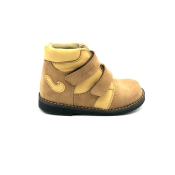 Ghete copii Salus Flo-90, piele intoarsa, Maro, Maro inchis/Maro camel, 26 EU Ghete copii Salus Flo-90, piele intoarsa, Maro, Maro inchis/Maro camel, 26 EU