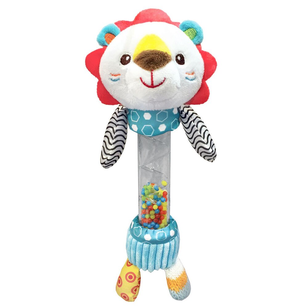 Jucarie zornaitoare KikkaBoo cu inel gingival Leo the Lion