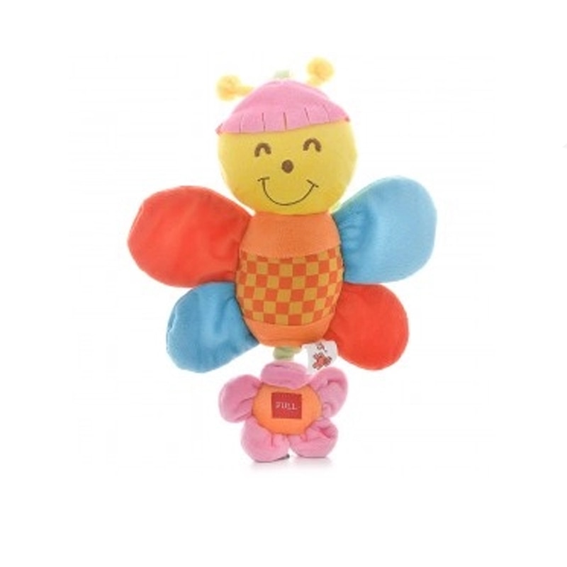 Jucarie din plus muzicala Fluturas WJ9315-A RCO TOYS, Multicolor