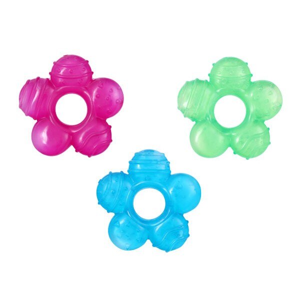 Inel gingival cu gel refrigerent-BabyOno 1012, Multicolor