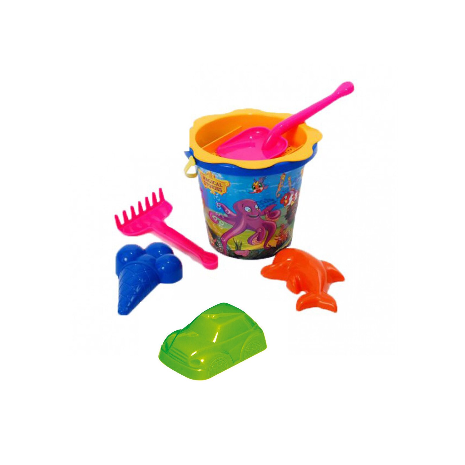 Set 7 piese pentru nisip Dohany 113852, Multicolor