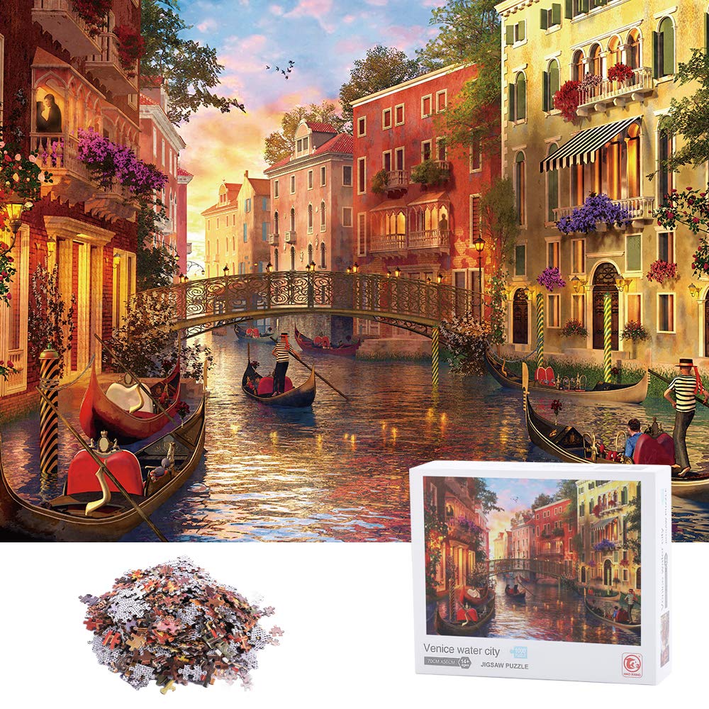 Puzzle 1000 Pezzi Hqc Flying Over Paris CLEMENTONI - 31708