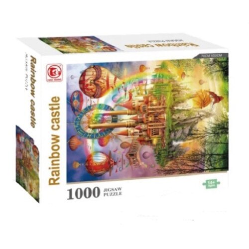 Puzzle 1000 piese Castel Curcubeu