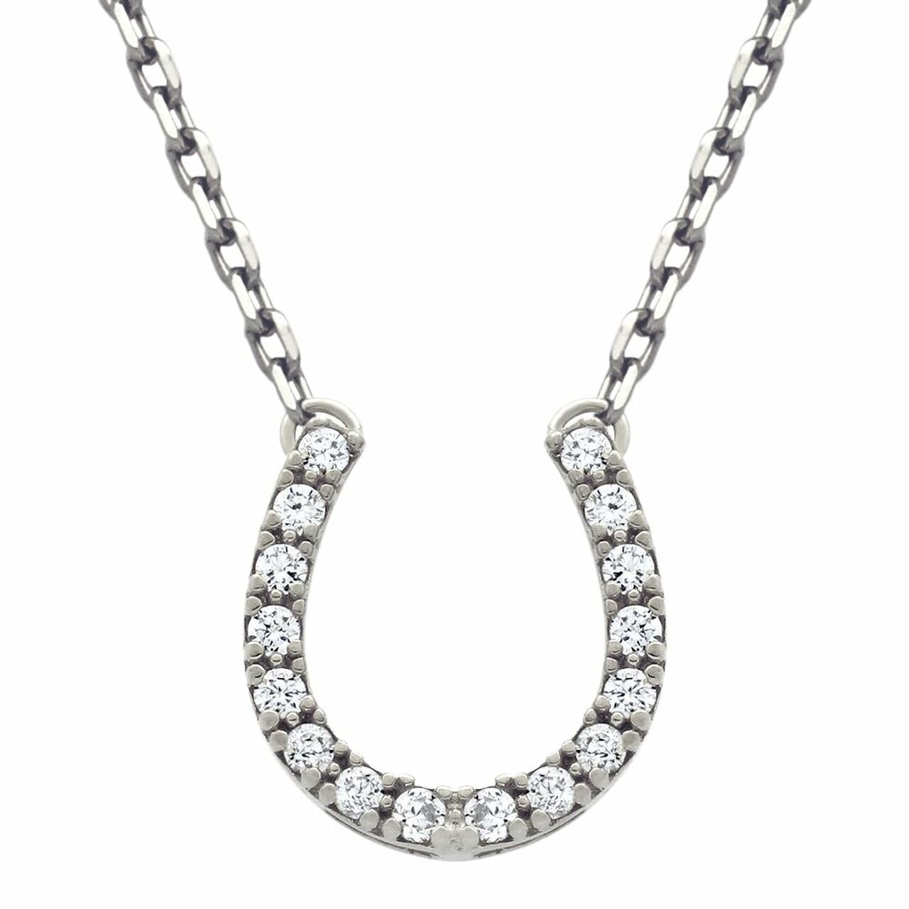 Colier argint cu Zirconiu, BeSpecial, CSX0182, placat cu rodiu