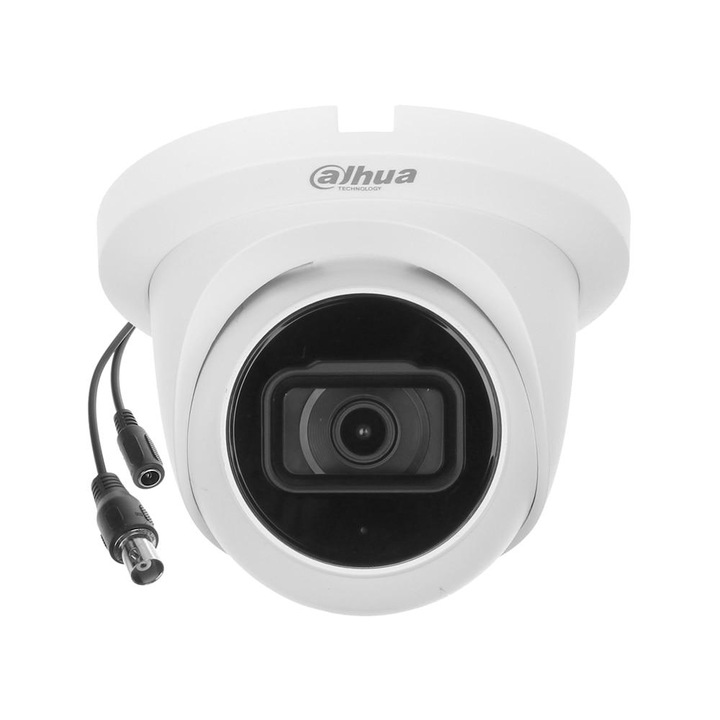 Camera supraveghere Dome Dahua HAC-HDW1500TMQ-A-0280B-S2, 5 MP, IR 60 m, 2.8 mm, microfon