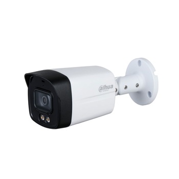 Camera supraveghere de exterior Dahua Starlight Full Color HAC-HFW1509TLM-A-LED, 5 MP, lumina alba 40 m, 3.6 mm, microfon Camera supraveghere de exterior Dahua Starlight Full Color HAC-HFW1509TLM-A-LED, 5 MP, lumina alba 40 m, 3.6 mm, microfon