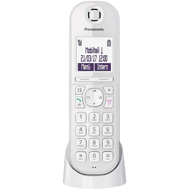 Panasonic KX-TGQ200GW 1.8, 120 csatorna fehér VoIP telefon