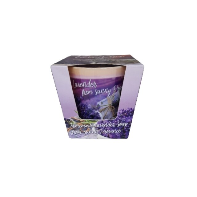 Lumanare parfumata 115g in pahar Lavanda