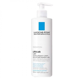 Lapte La Roche-Posay Lipikar, relipidant, anti-uscaciune, fara parfum, hidratare 48H pentru bebelusi, copii, adulti, seniori, 400ml Lapte La Roche-Posay Lipikar, relipidant, anti-uscaciune, fara parfum, hidratare 48H pentru bebelusi, copii, adulti, seniori, 400ml