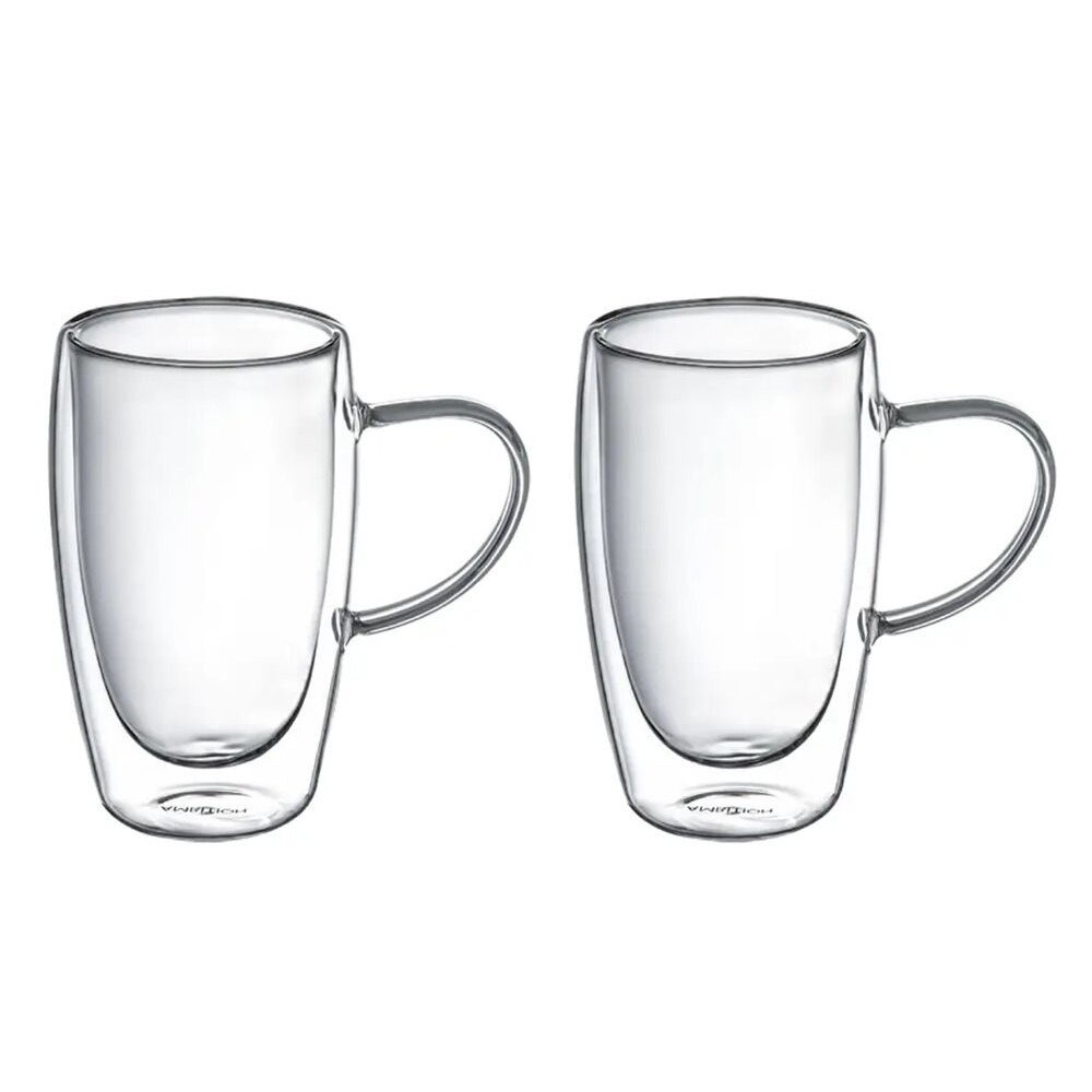 Set 2 cani termorezistente Ambition 450ml Doble