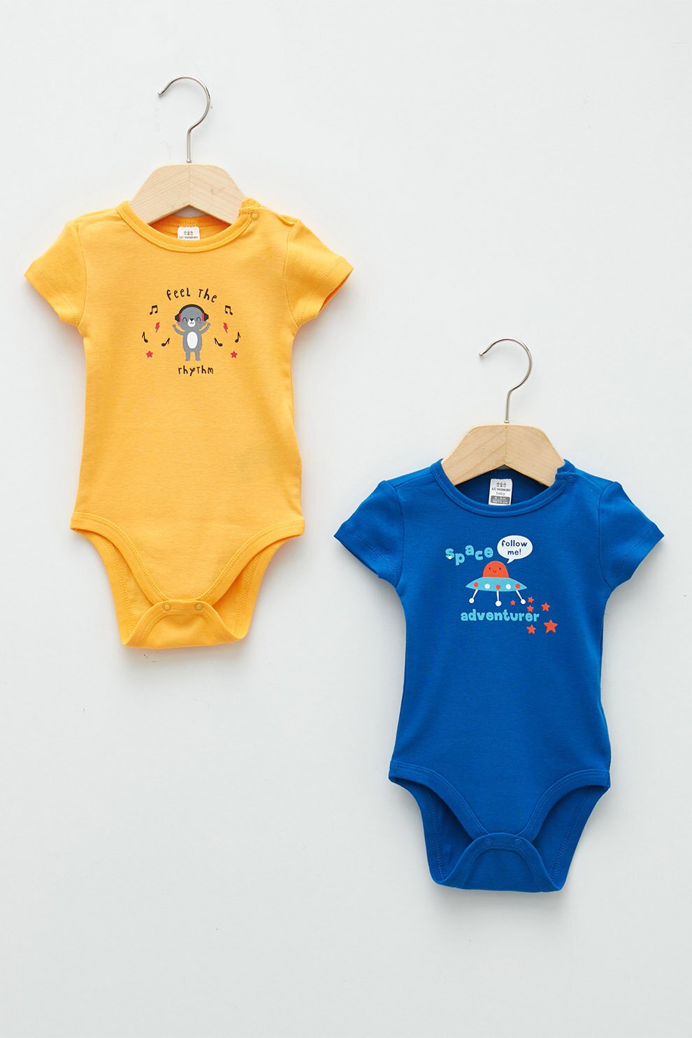 LC WAIKIKI, Set de body-uri cu maneci scurte - 2 piese