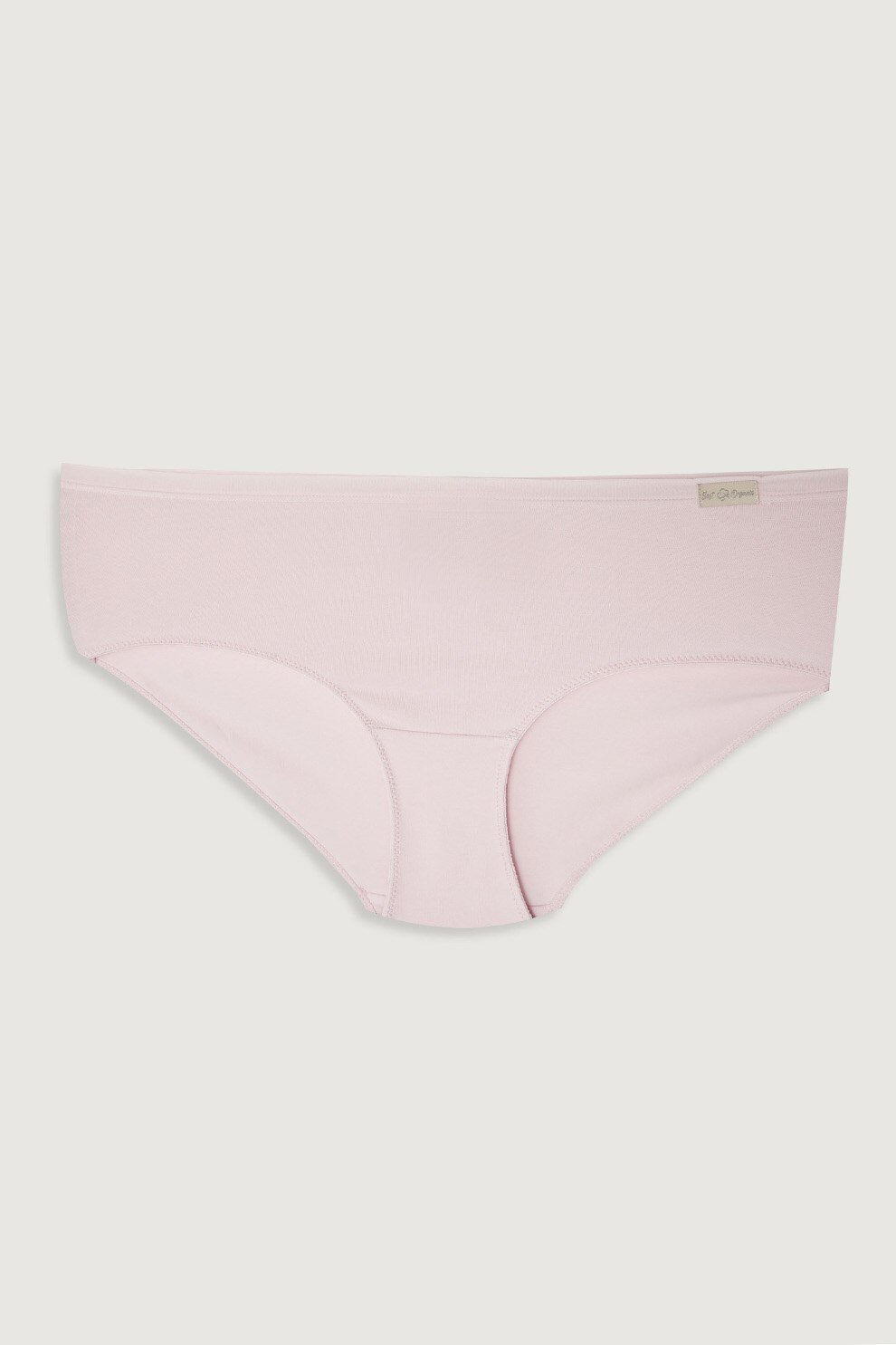 LC WAIKIKI, Chiloti hipster din amestec de bumbac organic, Roz