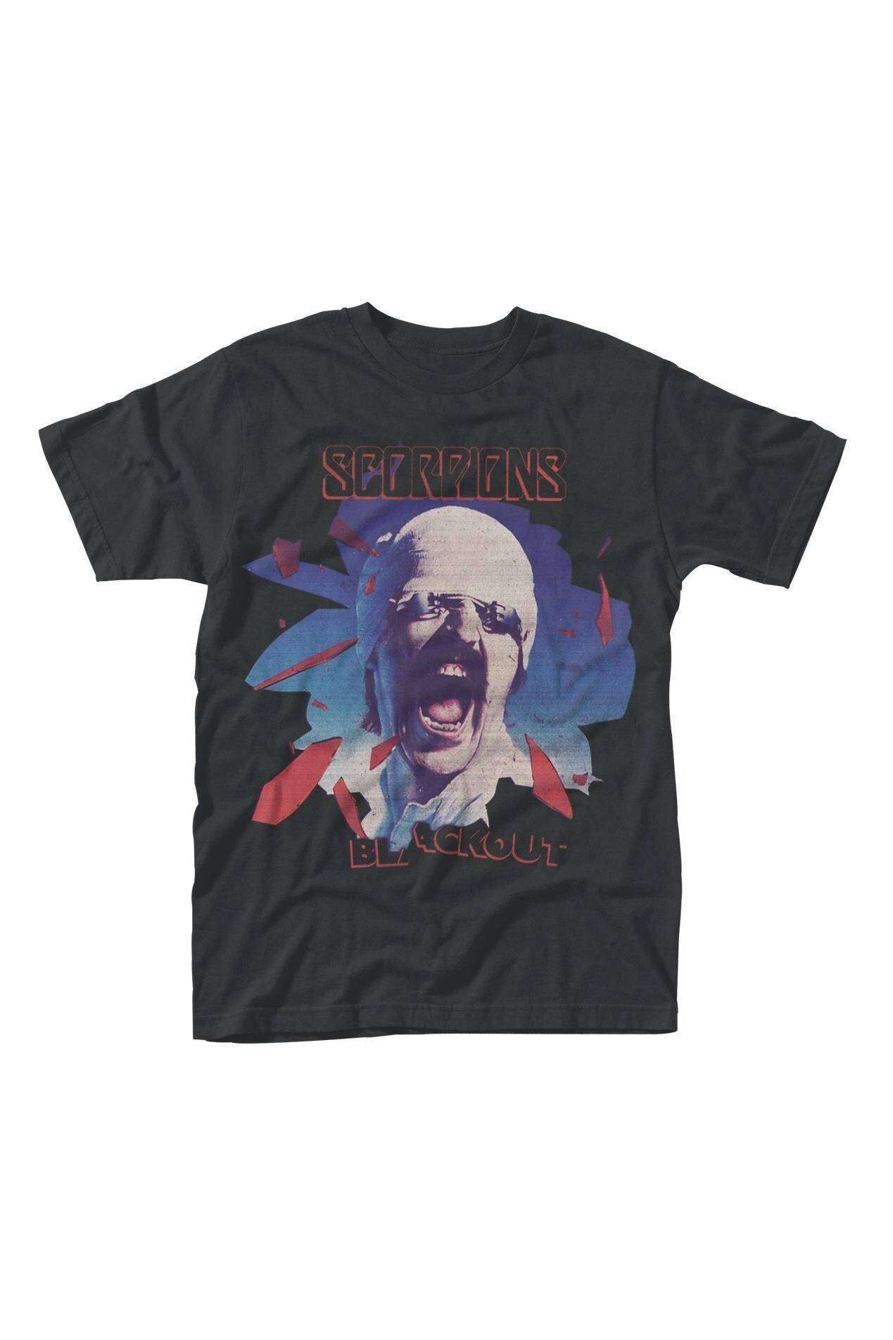 Tricou pentru barbati, Scorpions, Blackout, Negru