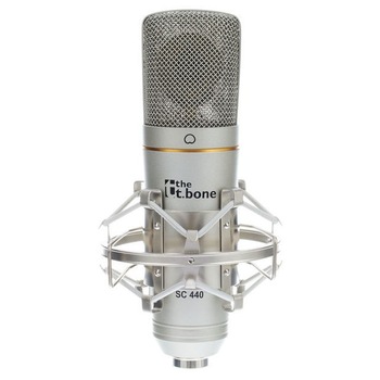 Microfon condensator pentru studio cu interfata USB - t.bone SC 440 USB Microfon condensator pentru studio cu interfata USB - t.bone SC 440 USB
