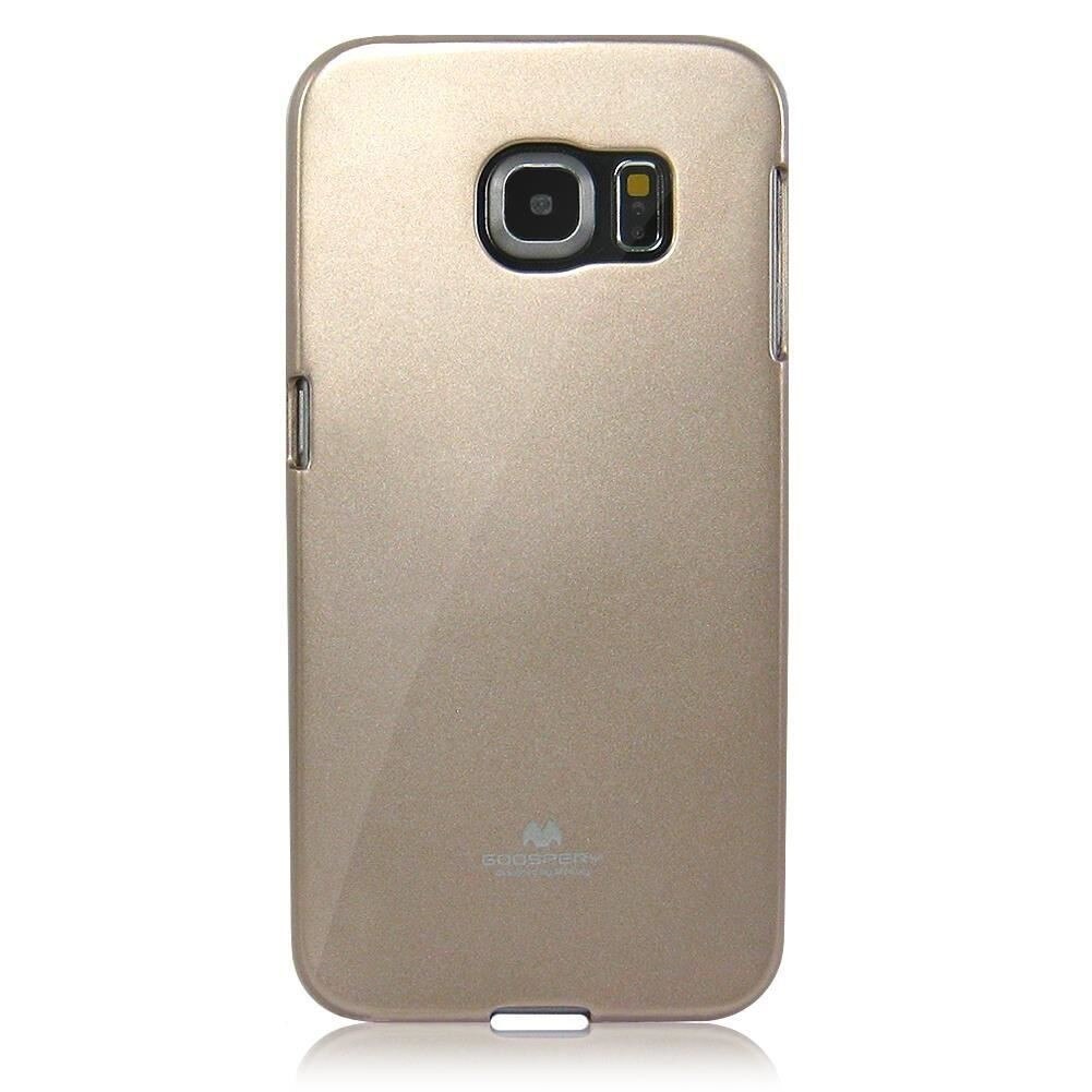 Husa Mercury Jelly Case Pentru Samsung Galaxy S6 Edge Auriu