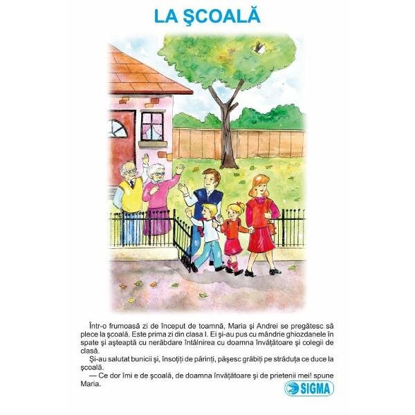 Set - Carte uriasa- Cls 1 sem 1: La Scoala+In famile+Iarna