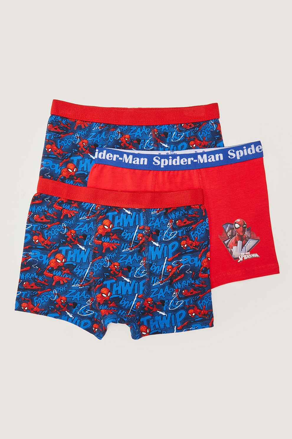 LC WAIKIKI, Set de boxeri - 3 perechi, Rosu/Albastru