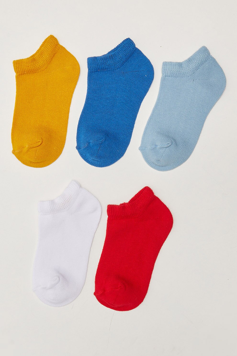 LC WAIKIKI, Set de sosete pana la glezna - 5 perechi, Multicolora