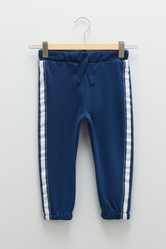 LC WAIKIKI, Pantaloni sport cu segmente laterale contrastante, Bleumarin