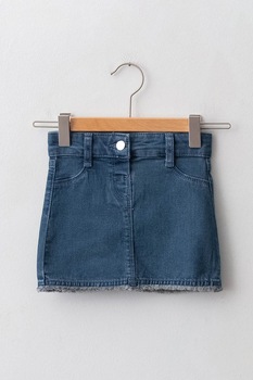 LC WAIKIKI, Fusta mini de denim, Albastru inchis LC WAIKIKI, Fusta mini de denim, Albastru inchis