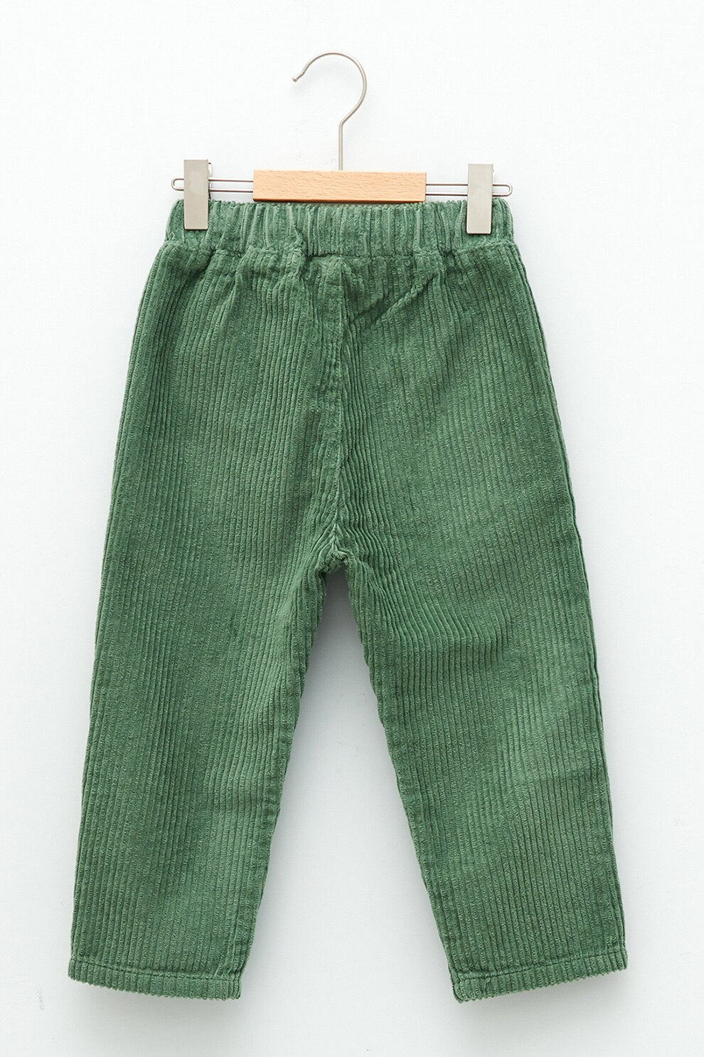 LC WAIKIKI, Pataloni de bumbac cu aspect striat, Verde