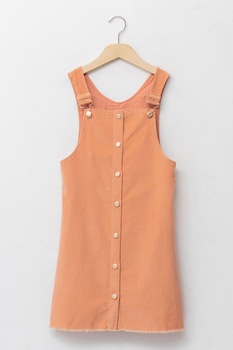 LC WAIKIKI, Sarafan din reiat, Oranj persan LC WAIKIKI, Sarafan din reiat, Oranj persan