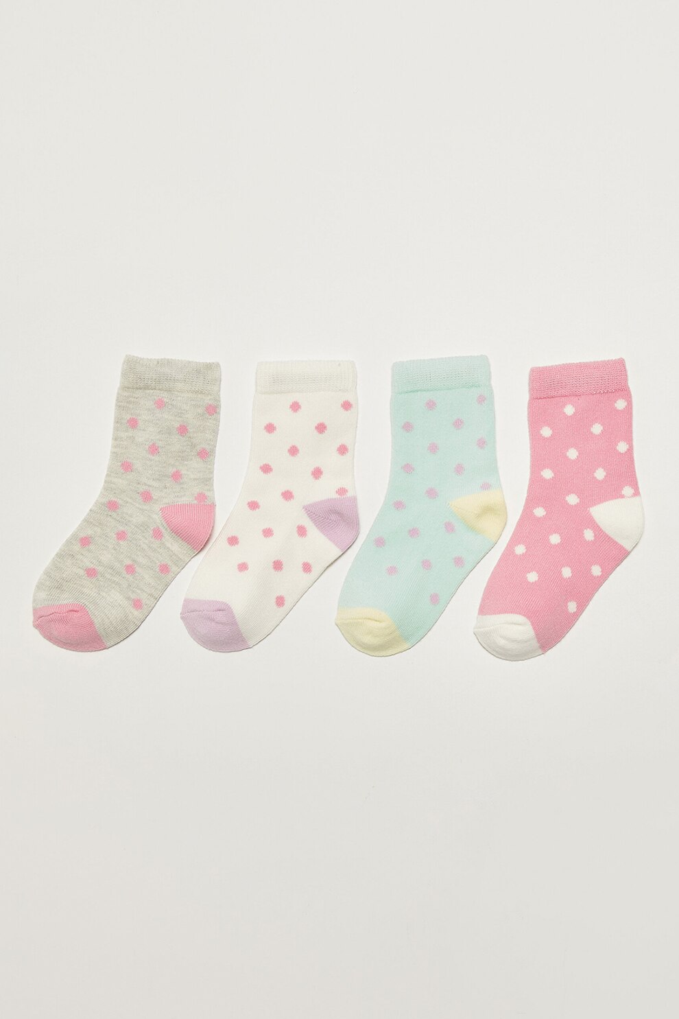 LC WAIKIKI, Set de sosete scurte - 4 perechi, Multicolora