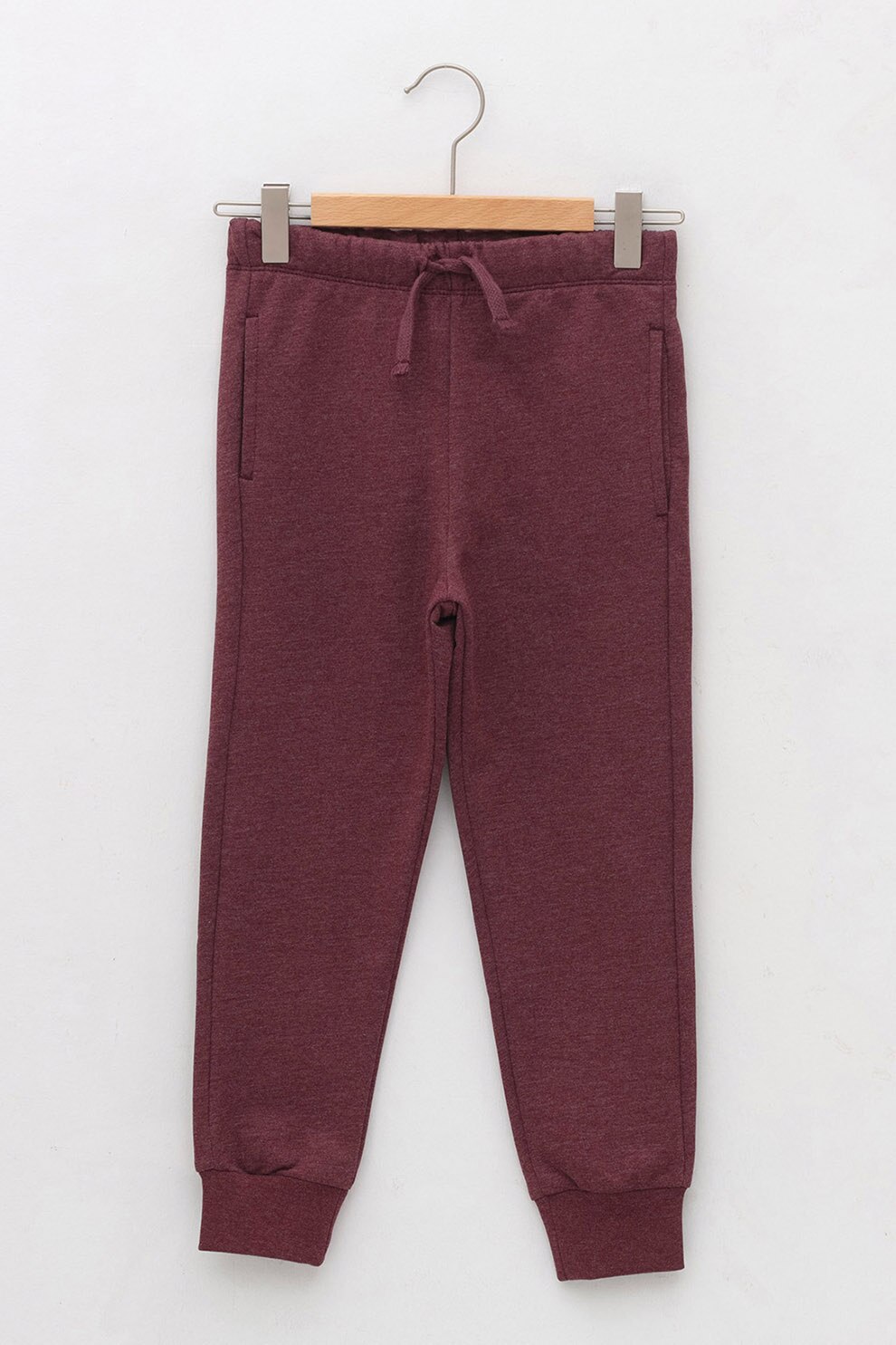 LC WAIKIKI, Pantaloni sport cu snur in talie, Violet pruna