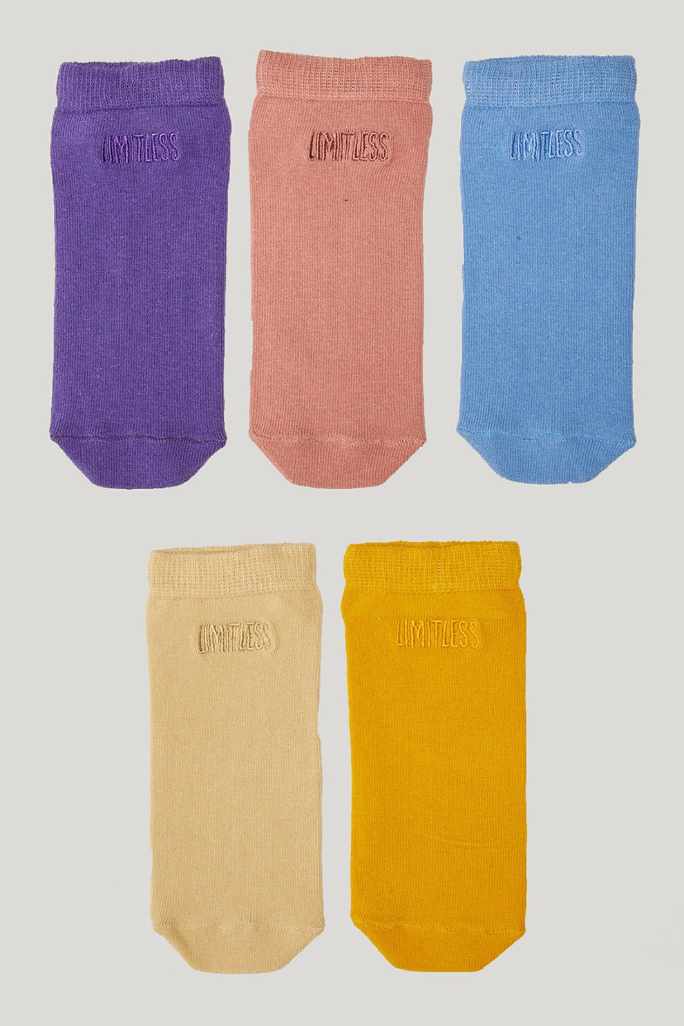 LC WAIKIKI, Set de sosete scurte - 5 perechi, Multicolora