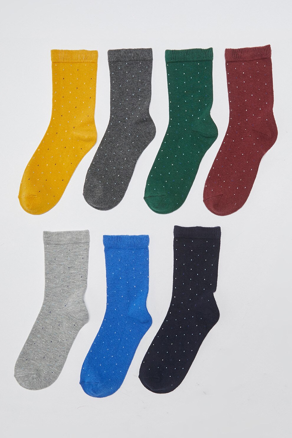 LC WAIKIKI, Set de sosete scurte - 7 perechi, Multicolora