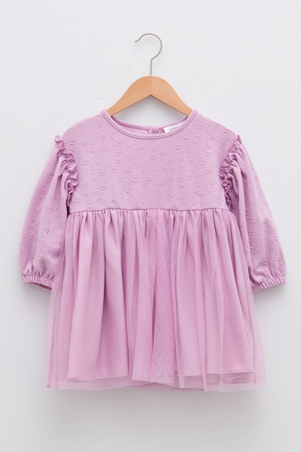 LC WAIKIKI, Rochie cu detaliu din tul, Lila