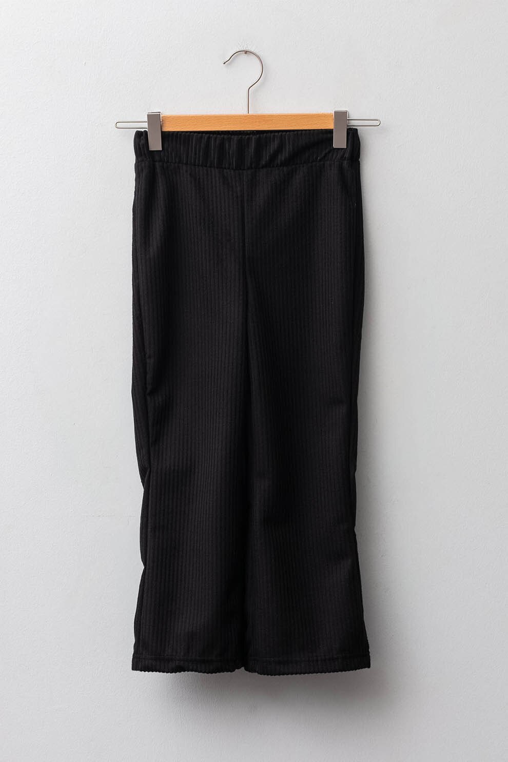 LC WAIKIKI, Pantaloni cu aspect striat, Negru