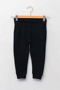 LC WAIKIKI, Pantaloni sport din amestec de bumbac, Negru LC WAIKIKI, Pantaloni sport din amestec de bumbac, Negru