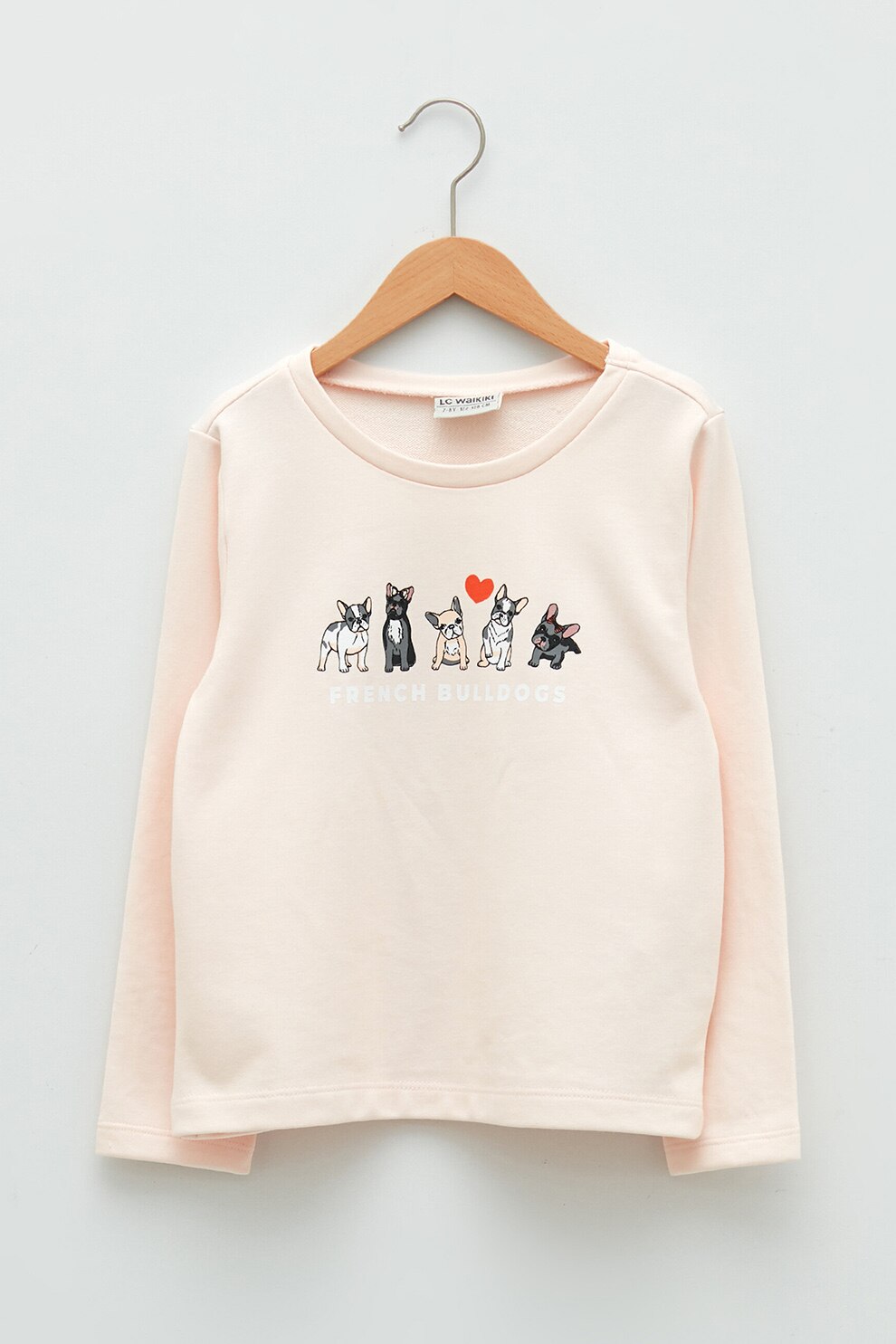 LC WAIKIKI, Bluza cu imprimeu grafic, Piersica