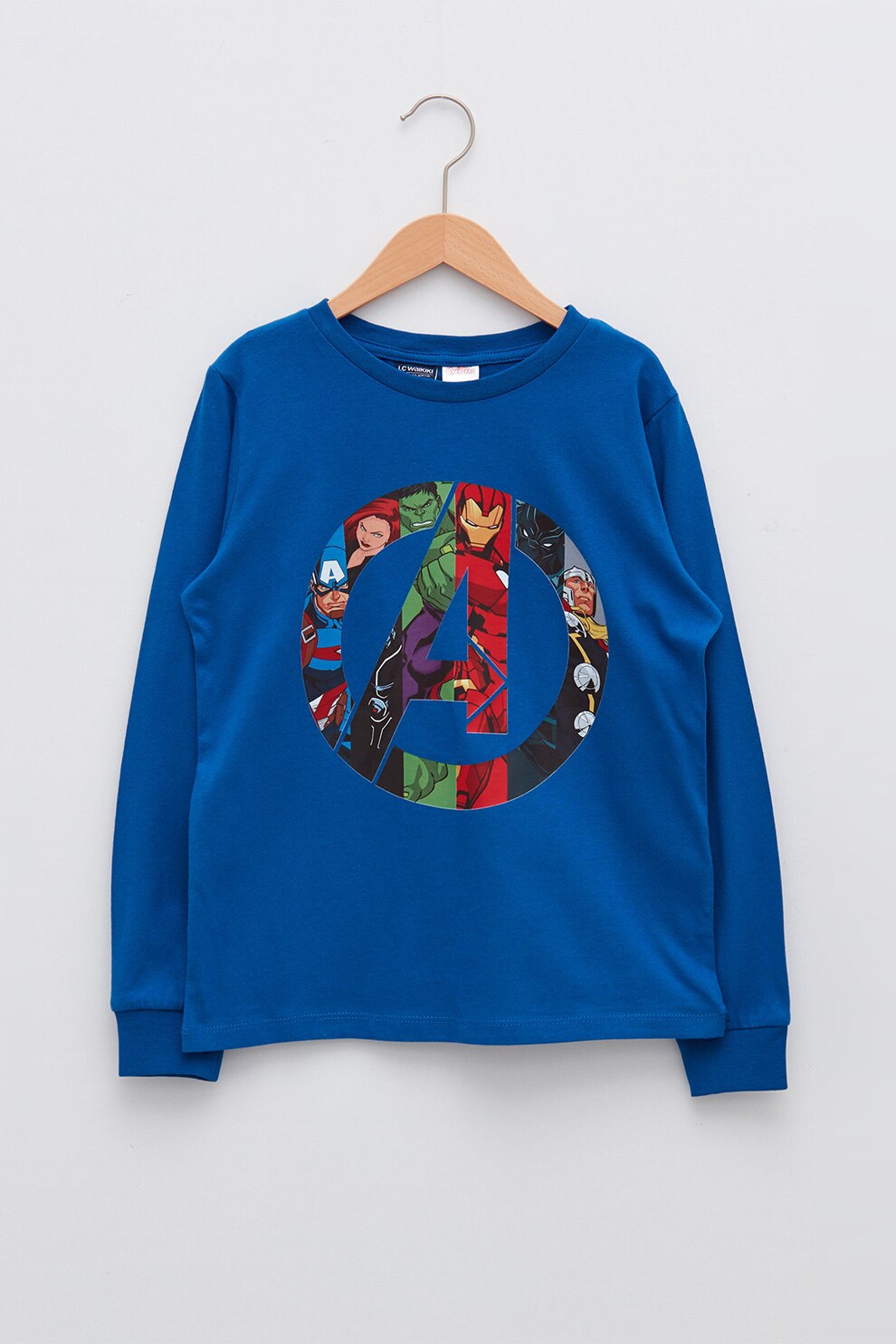 LC WAIKIKI, Bluza cu imprimeu The Avengers, Albastru
