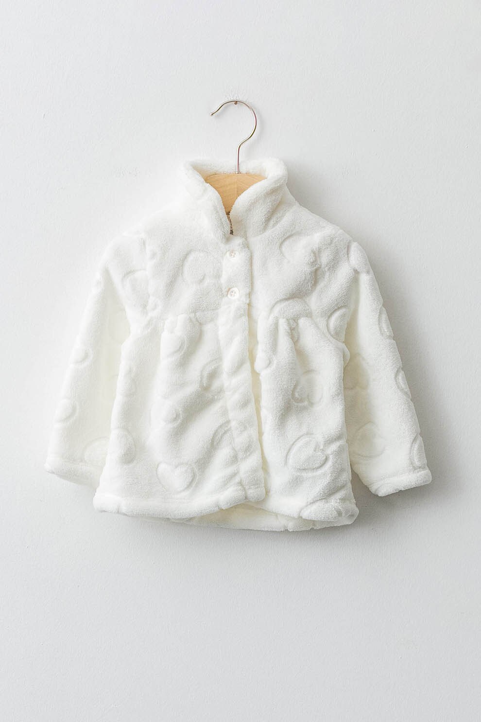 LC WAIKIKI, Haina pufoasa cu guler Peter Pan, Bej